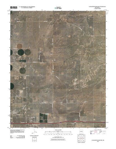 Longhorn Reservoir, NM (2010, 24000-Scale) Preview 1