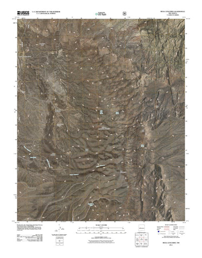 Mesa Cencerro, NM (2011, 24000-Scale) Preview 1