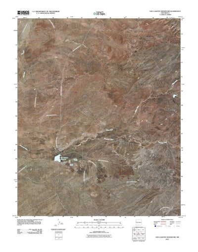 Ojo Caliente Reservoir, NM (2010, 24000-Scale) Preview 1