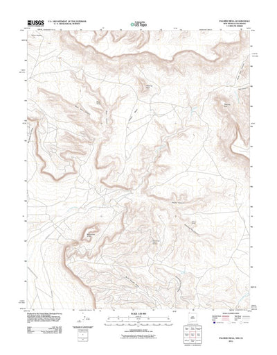 Palmer Mesa, NM-CO (2011, 24000-Scale) Preview 1