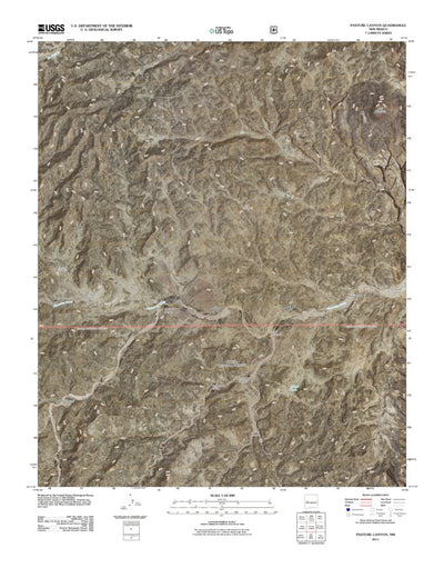 Pasture Canyon, NM (2011, 24000-Scale) Preview 1
