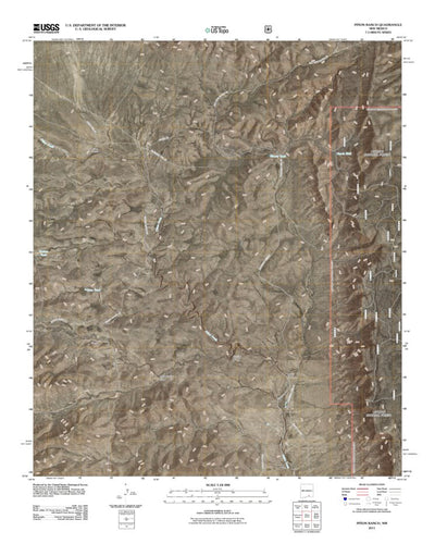 Pinon Ranch, NM (2011, 24000-Scale) Preview 1