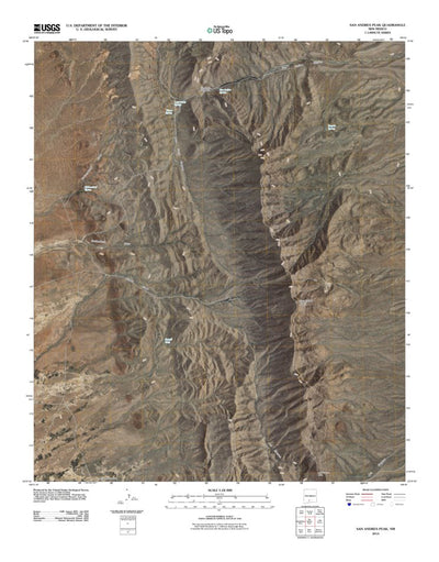 San Andres Peak, NM (2010, 24000-Scale) Preview 1