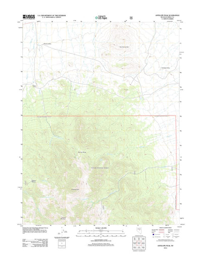 Antelope Peak, NV (2012, 24000-Scale) Preview 1