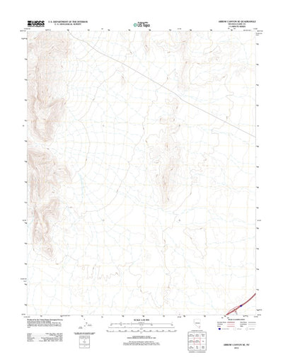 Arrow Canyon SE, NV (2012, 24000-Scale) Preview 1