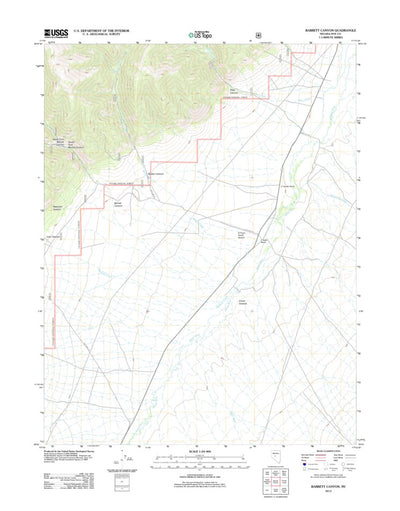 Barrett Canyon, NV (2012, 24000-Scale) Preview 1