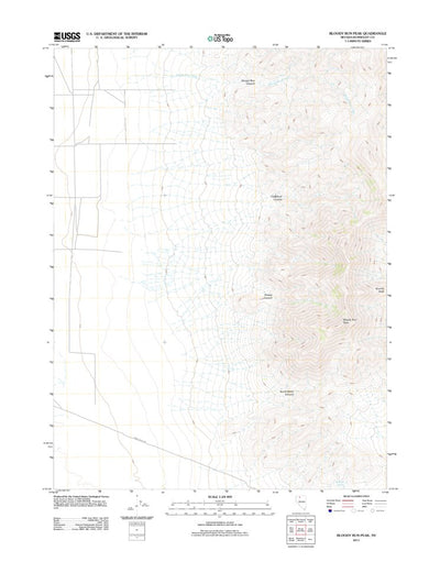 Bloody Run Peak, NV (2011, 24000-Scale) Preview 1