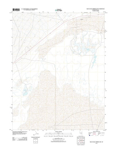 Blue Eagle Springs SW, NV (2012, 24000-Scale) Preview 1