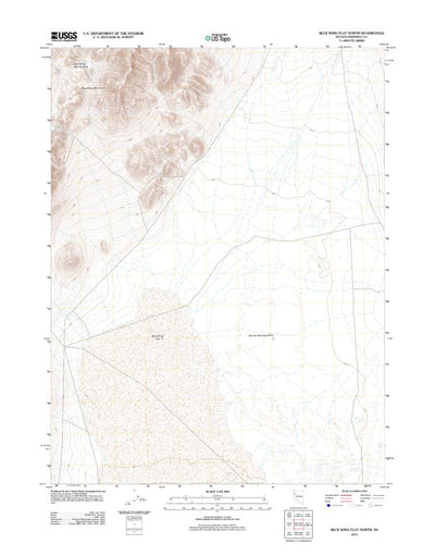 Blue Wing Flat North, NV (2011, 24000-Scale) Preview 1