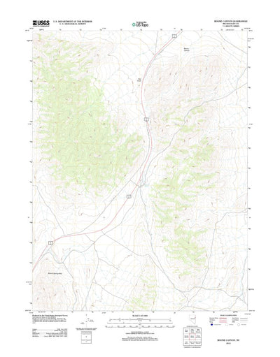 Boone Canyon, NV (2012, 24000-Scale) Preview 1