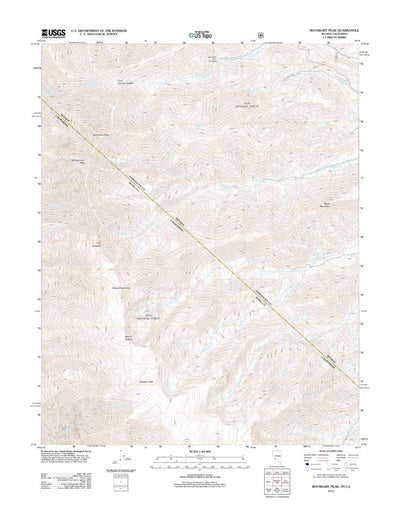 Boundary Peak, NV-CA (2012, 24000-Scale) Preview 1