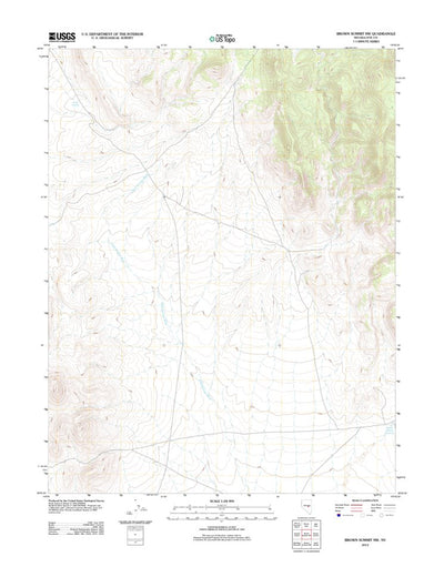 Brown Summit NW, NV (2012, 24000-Scale) Preview 1