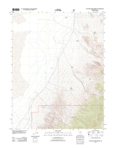 Bullwhacker Springs, NV (2012, 24000-Scale) Preview 1