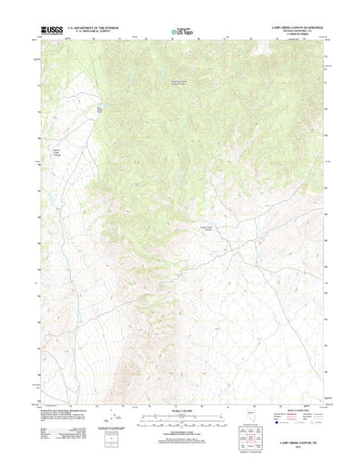 Camp Creek Canyon, NV (2011, 24000-Scale) Preview 1