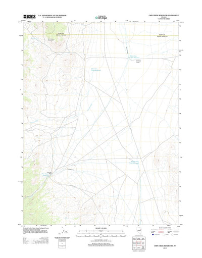 Chin Creek Reservoir, NV (2012, 24000-Scale) Preview 1