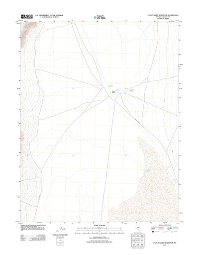 Coal Valley Reservoir, NV (2012, 24000-Scale) Preview 1