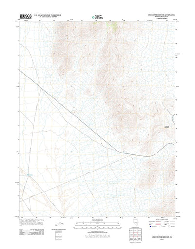 Crescent Reservoir, NV (2012, 24000-Scale) Preview 1