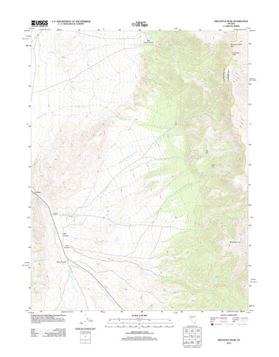 Desatoya Peak, NV (2012, 24000-Scale) Preview 1