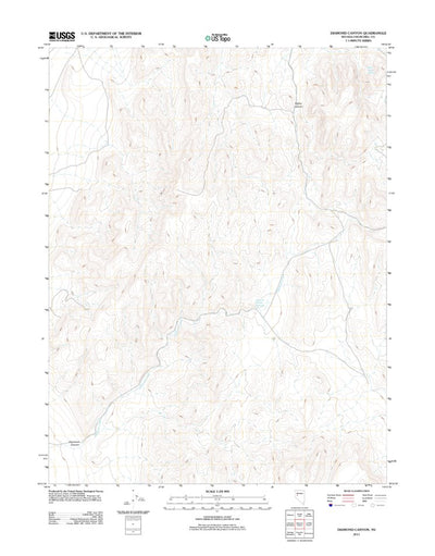 Diamond Canyon, NV (2011, 24000-Scale) Preview 1