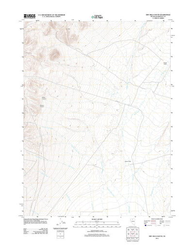 Dry Hills South, NV (2011, 24000-Scale) Preview 1