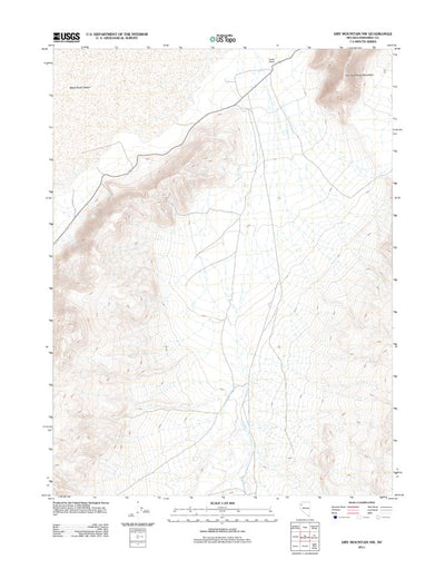 Dry Mountain NW, NV (2011, 24000-Scale) Preview 1