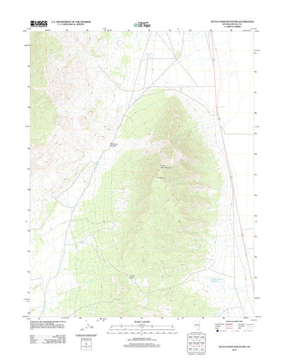 Dutch John Mountain, NV (2012, 24000-Scale) Preview 1