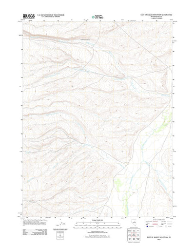 East Of Bailey Mountain, NV (2012, 24000-Scale) Preview 1