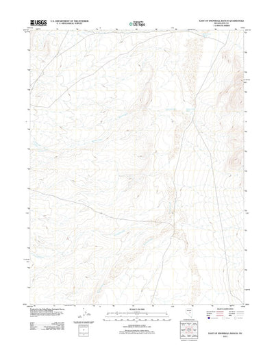 East Of Snowball Ranch, NV (2012, 24000-Scale) Preview 1