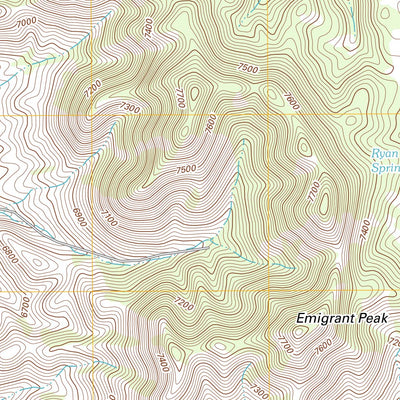 Emigrant Peak, NV (2011, 24000-Scale) Preview 3