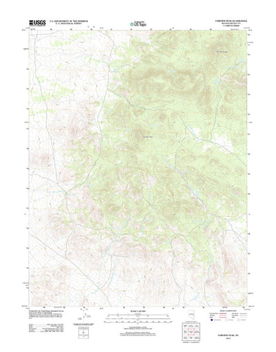 Fairview Peak, NV (2012, 24000-Scale) Preview 1