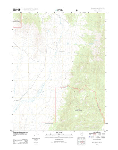 Fish Springs NE, NV (2012, 24000-Scale) Preview 1