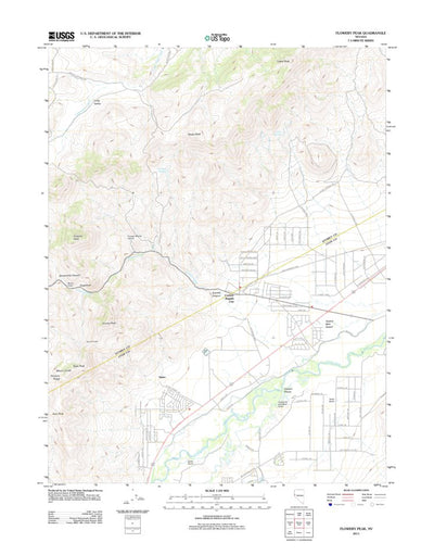 Flowery Peak, NV (2011, 24000-Scale) Preview 1
