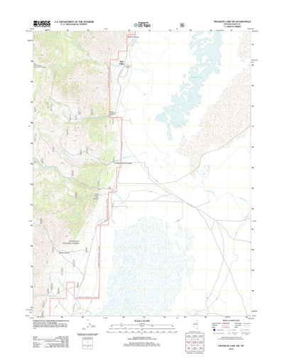 Franklin Lake SW, NV (2012, 24000-Scale) Preview 1