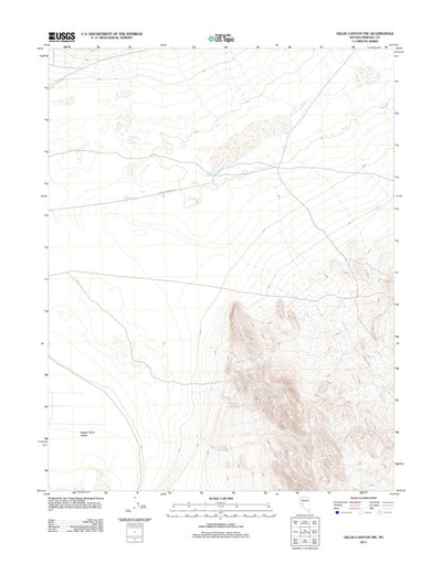 Gillis Canyon NW, NV (2011, 24000-Scale) Preview 1