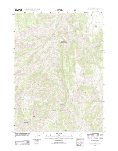 Gods Pocket Peak, NV (2012, 24000-Scale) Preview 1
