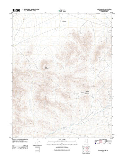 Gold Point SW, NV (2012, 24000-Scale) Preview 1