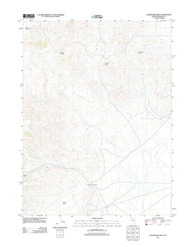 Goldbanks Hills, NV (2011, 24000-Scale) Preview 1