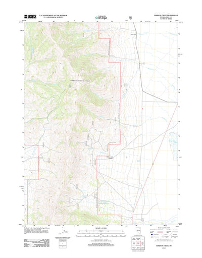 Gordon Creek, NV (2012, 24000-Scale) Preview 1