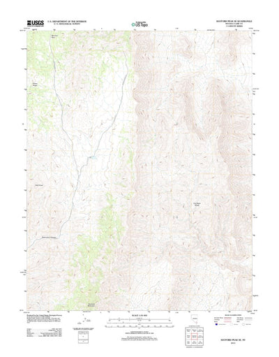 Hayford Peak SE, NV (2012, 24000-Scale) Preview 1