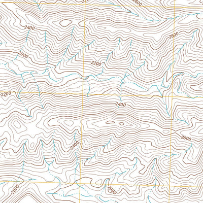 Hiller Mountains, NV-AZ (2012, 24000-Scale) Preview 2