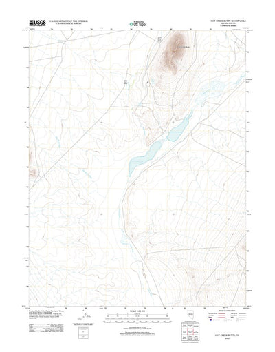 Hot Creek Butte, NV (2012, 24000-Scale) Preview 1