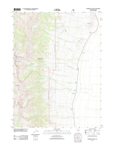Humboldt Peak, NV (2012, 24000-Scale) Preview 1