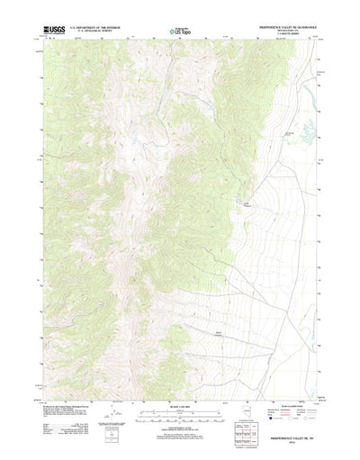 Independence Valley NE, NV (2012, 24000-Scale) Preview 1