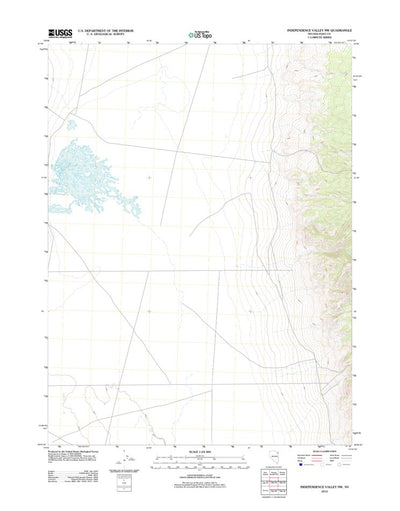 Independence Valley NW, NV (2012, 24000-Scale) Preview 1