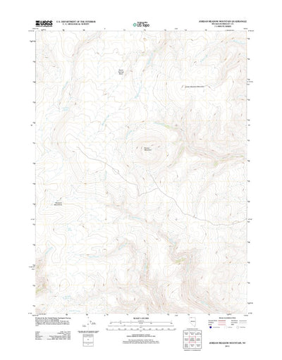 Jordan Meadow Mountain, NV (2011, 24000-Scale) Preview 1