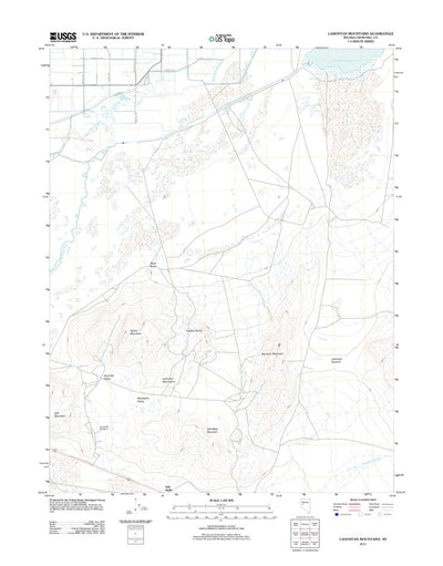 Lahontan Mountains, NV (2011, 24000-Scale) Preview 1