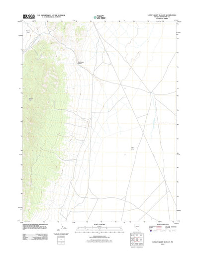 Long Valley Slough, NV (2012, 24000-Scale) Preview 1