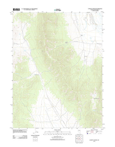 Lusetti Canyon, NV (2012, 24000-Scale) Preview 1