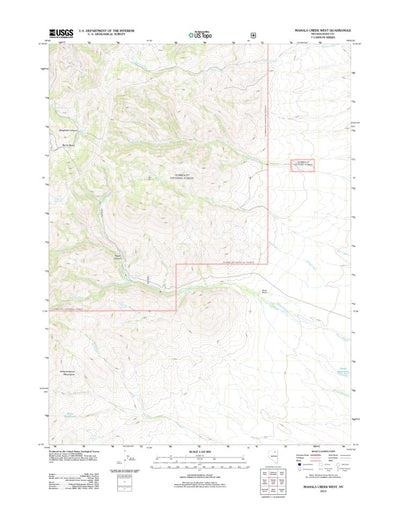 Mahala Creek West, NV (2012, 24000-Scale) Preview 1