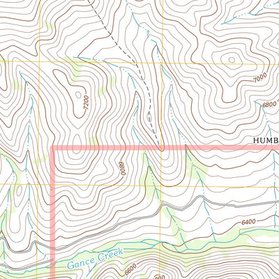 Mahala Creek West, NV (2012, 24000-Scale) Preview 2